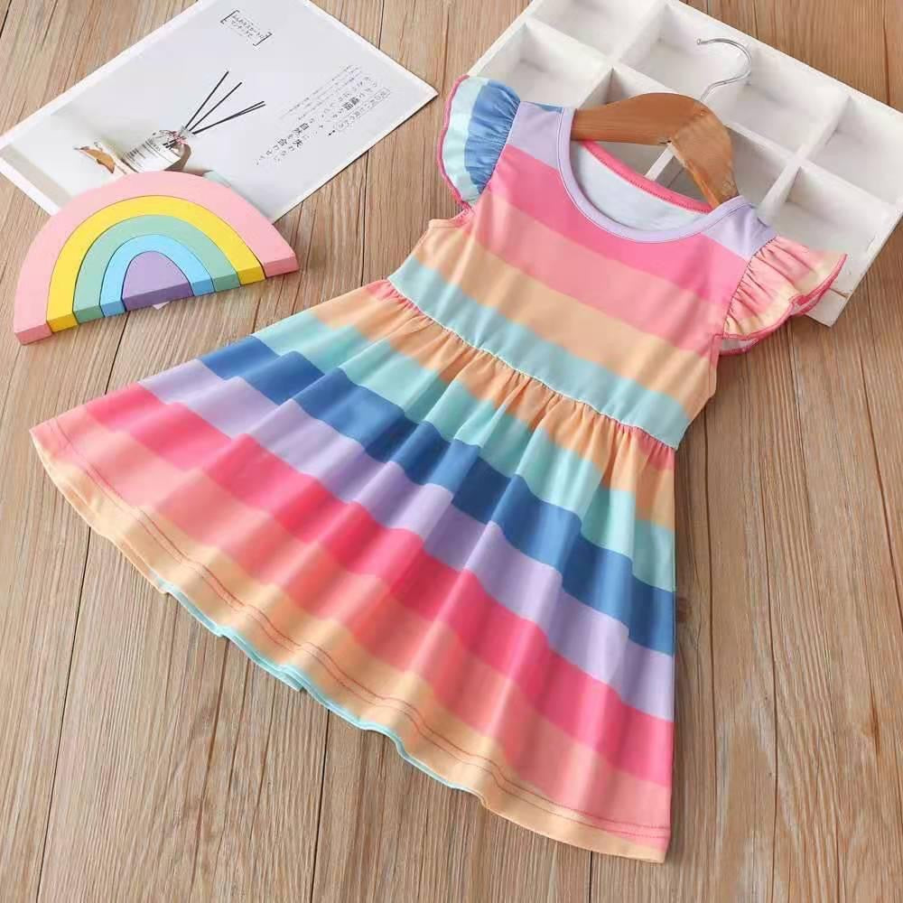 Pastel Rainbow Dress Cherokee Star Boutique Pastel Rainbow Dress Cherokee Star Boutique