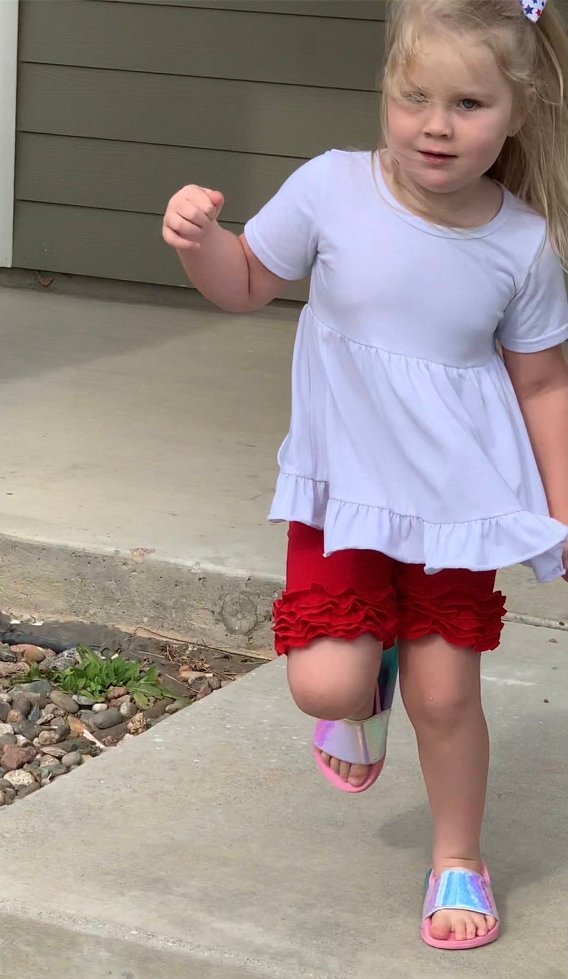 4th of July Ruffle Shorts