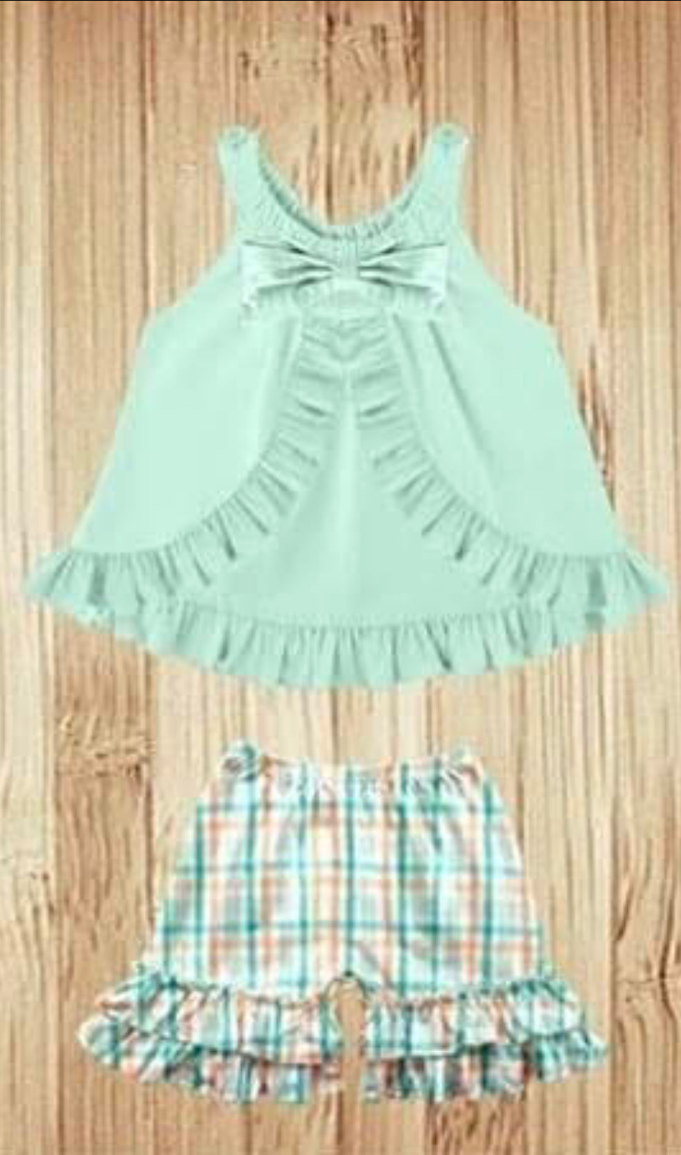 Ruffle Shorts Set