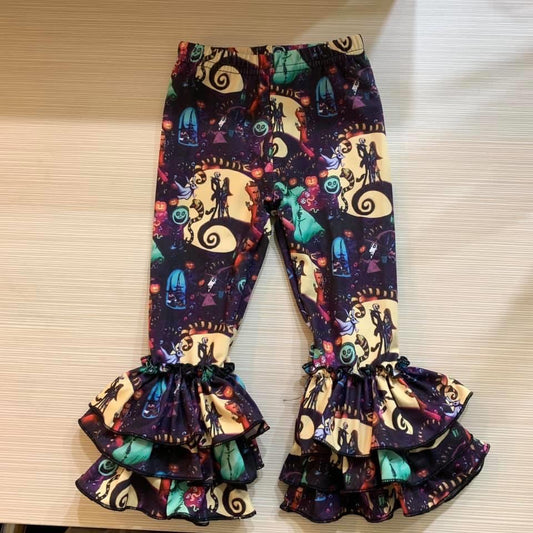 Nightmare Before Christmas Ruffle Pants