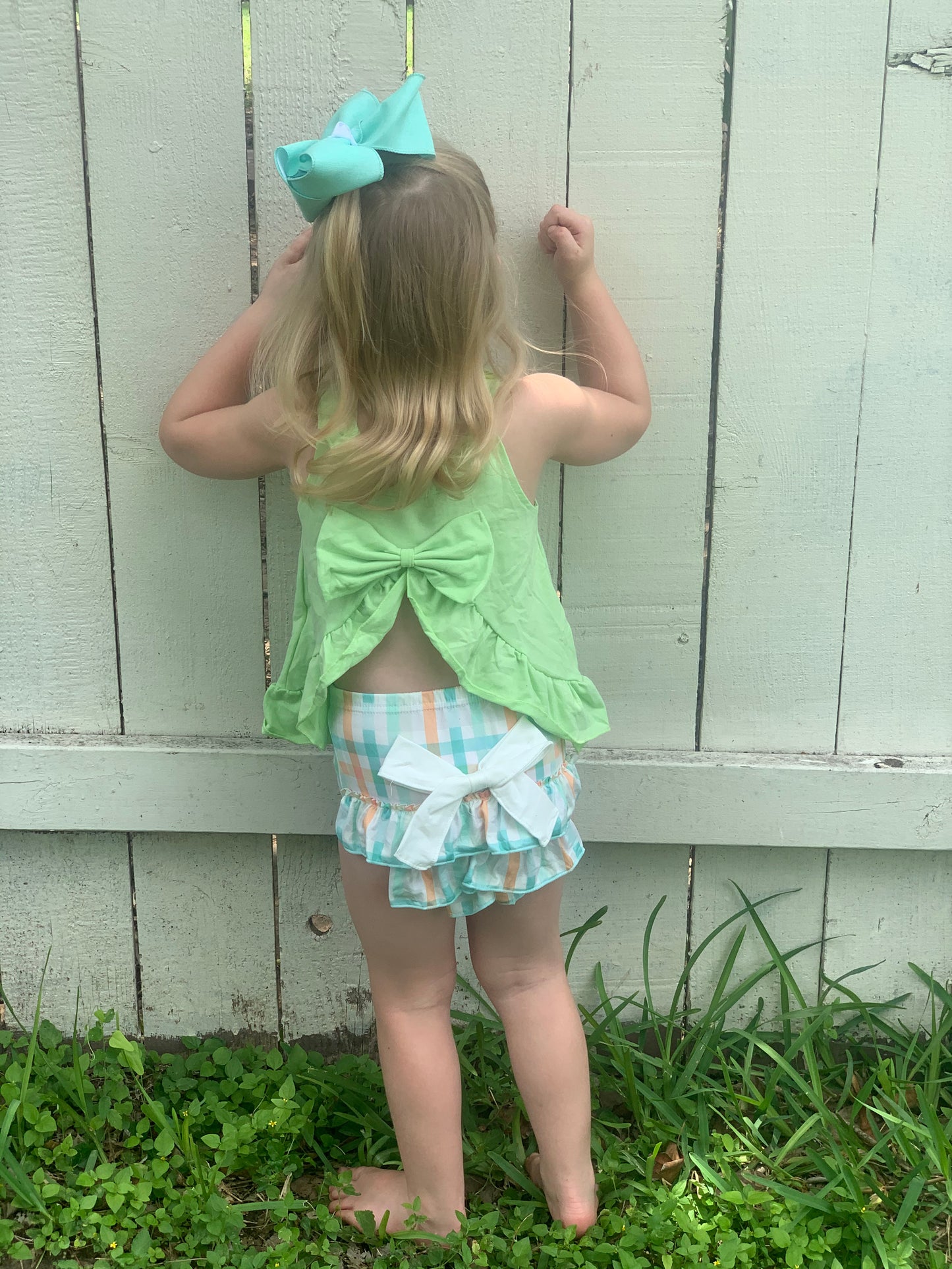 Ruffle Bloomer set