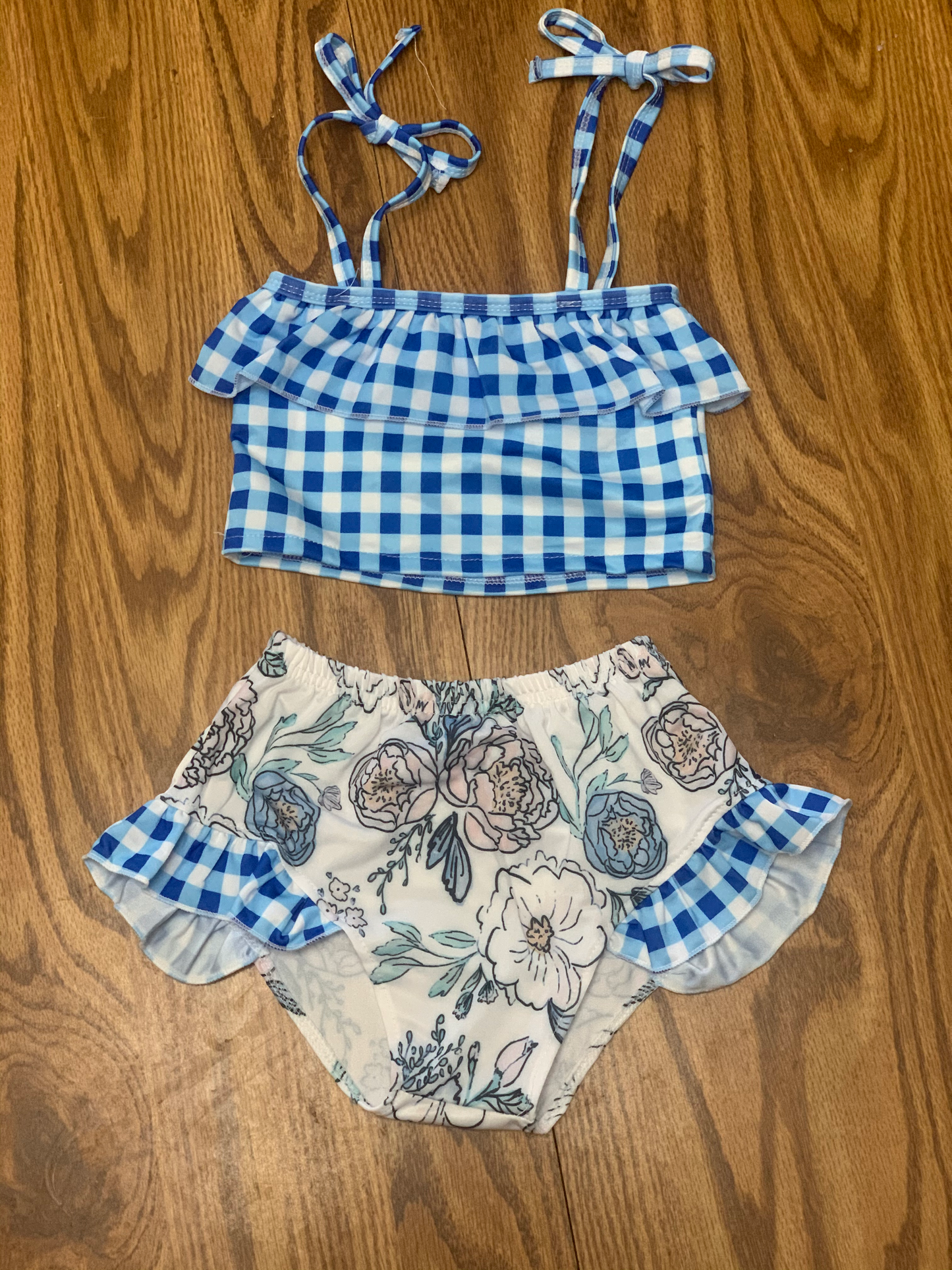 Blue Skies 2 piece bath suit