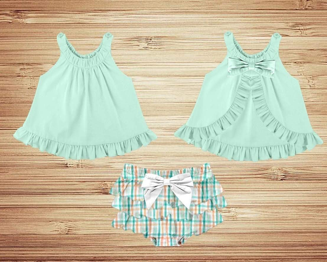 Ruffle Bloomer set