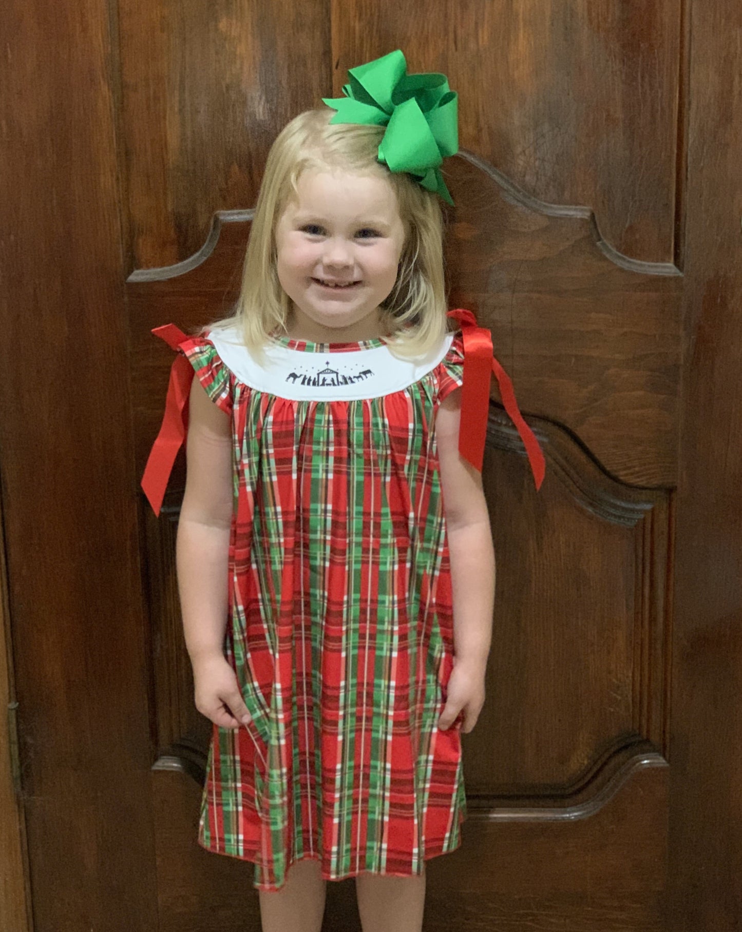 Plaid Nativity Dress